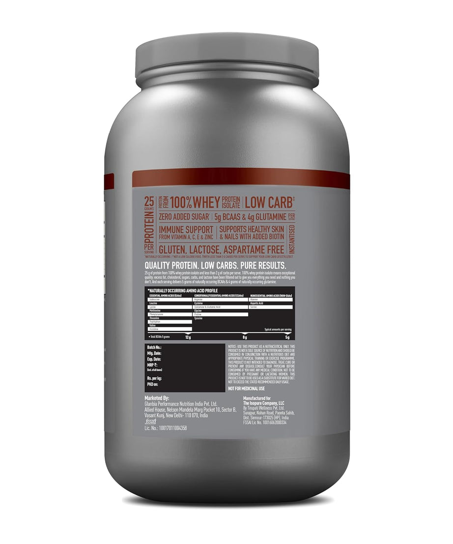 Isopure Low carb Whey Isolate 2kg
