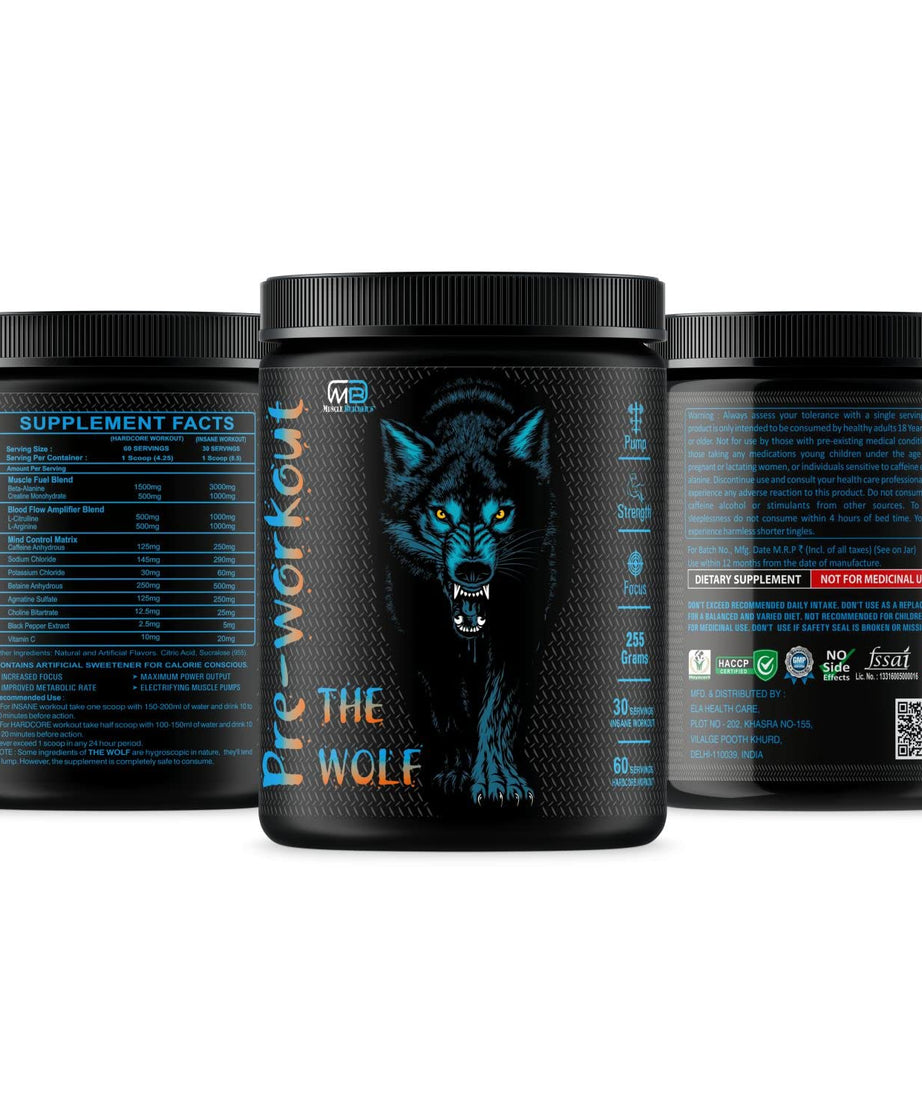 Muscle Builder's The Wolf Pre Workout 255g