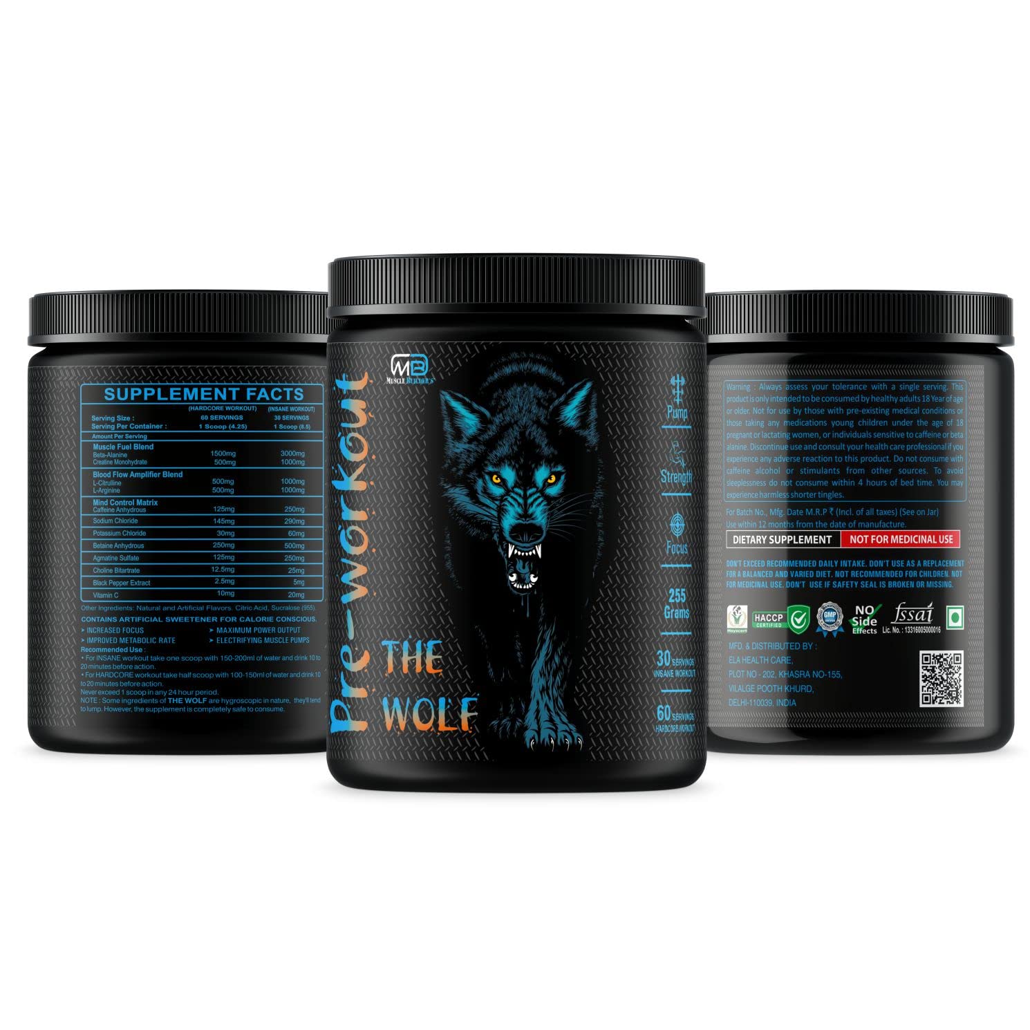 Muscle Builder's The Wolf Pre Workout 255g