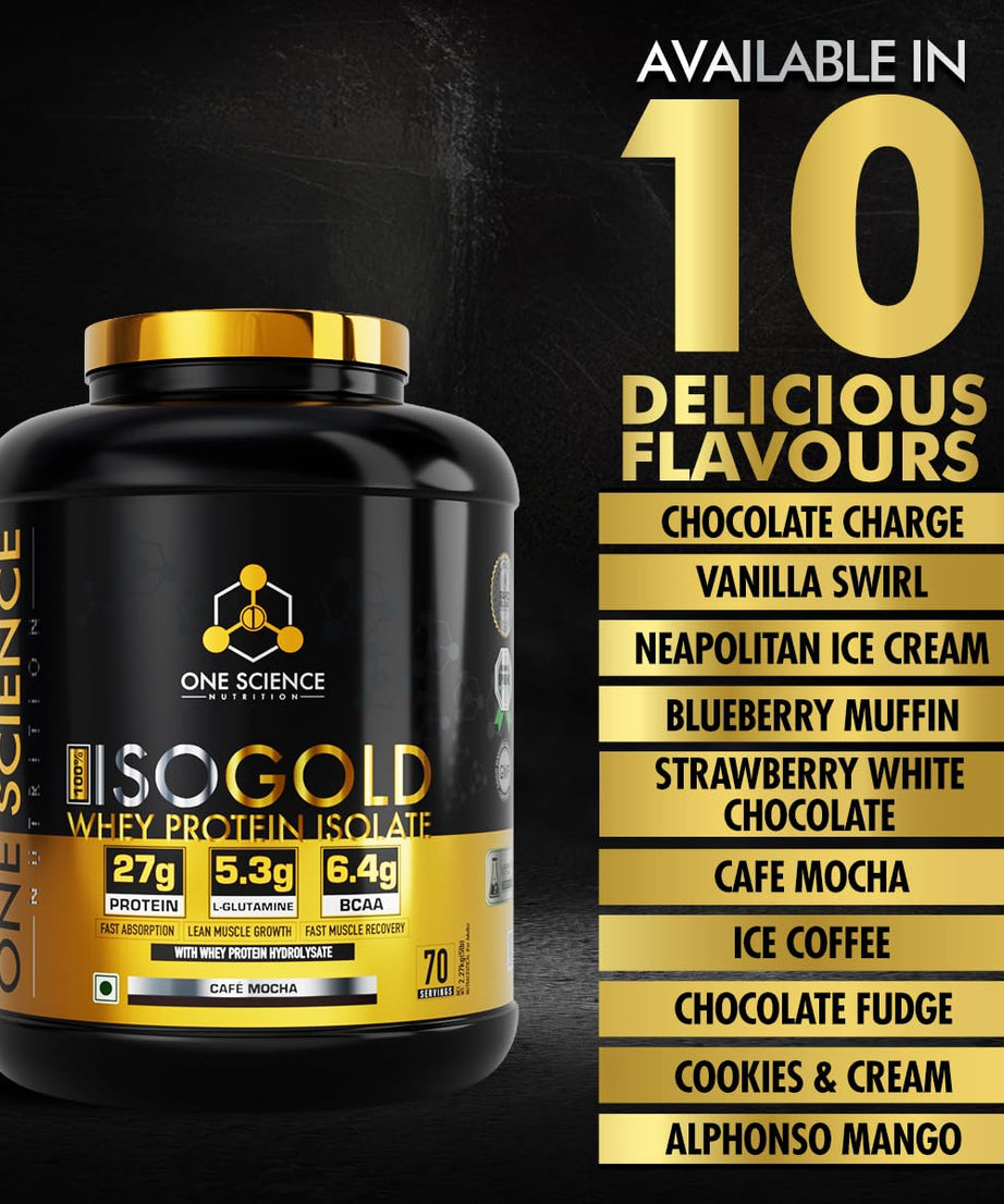One Science Nutrition Iso Gold Cafe Mocha 2.27kg