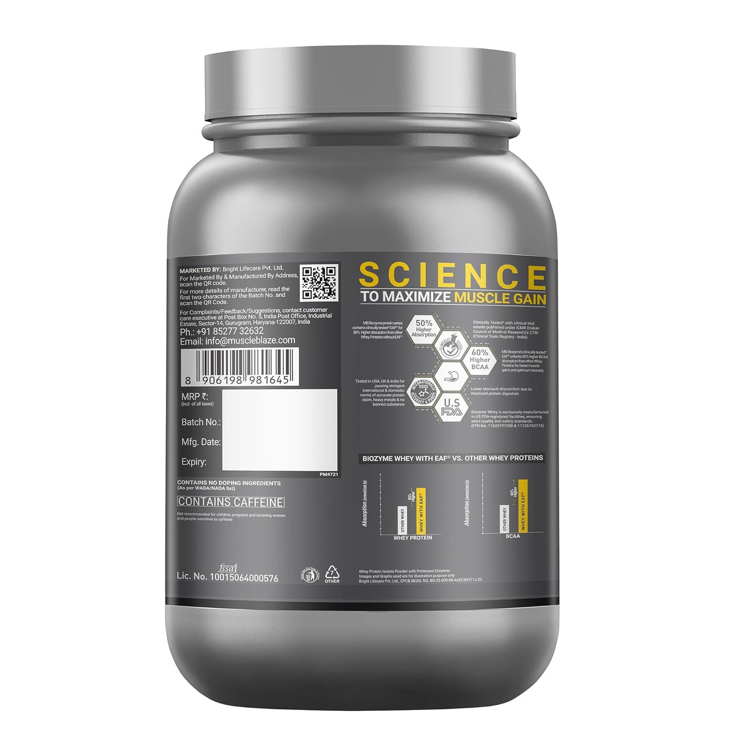 Muscleblaze Biozyme Iso Zero Low Carb 1kg