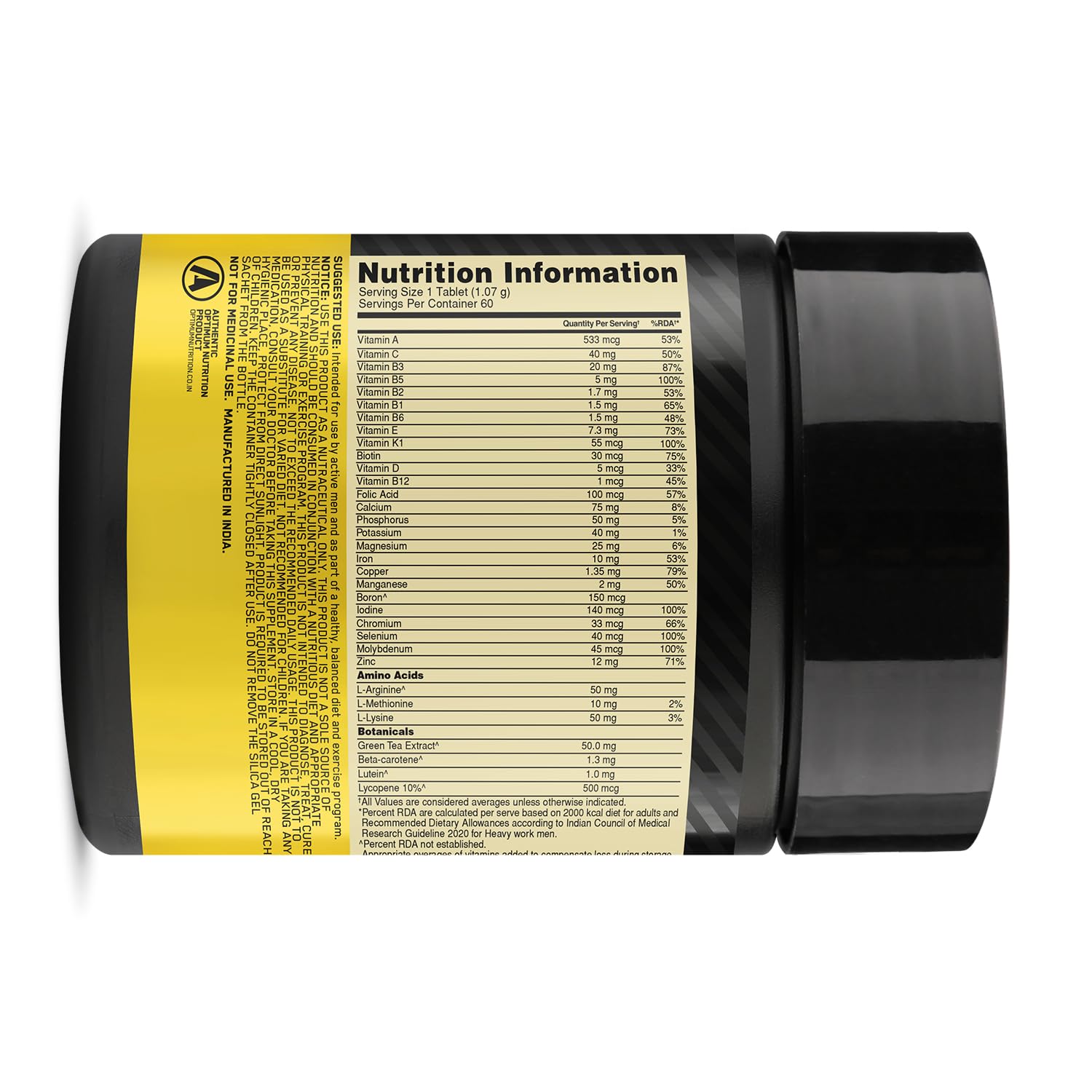 Optimum Nutrition Multivitamin For Men