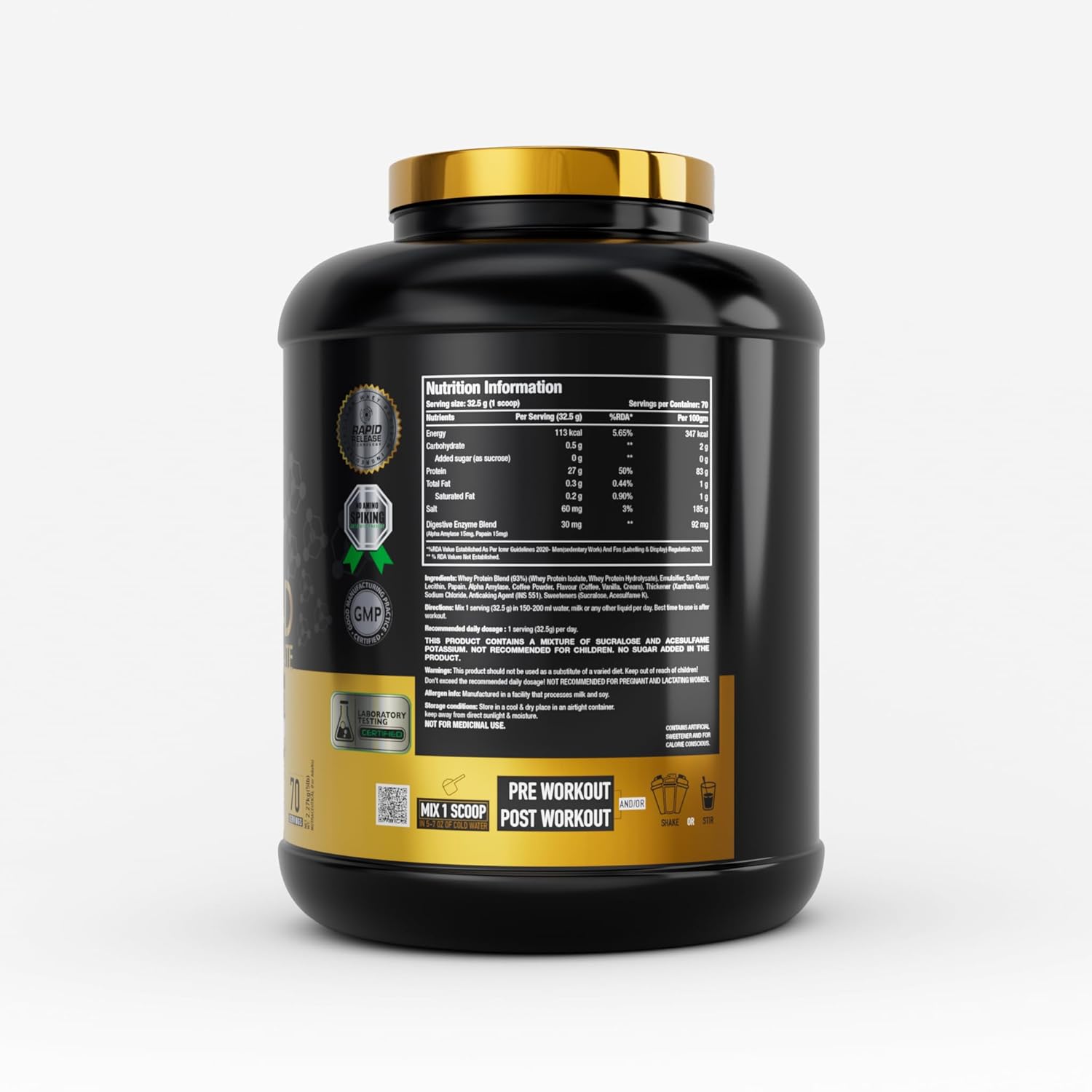 One Science Nutrition Iso Gold Cafe Mocha 2.27kg