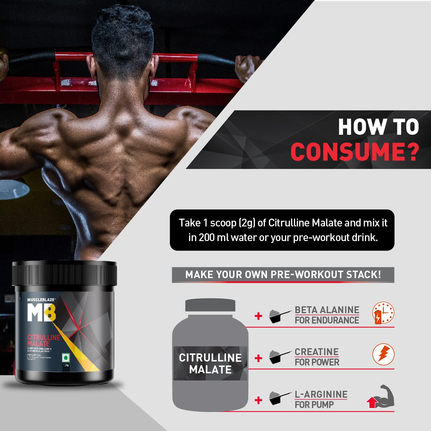 MuscleBlaze Citrulline Malate 100g