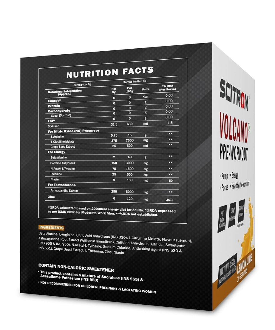 Scitron Volcano Pre-Workout 150g