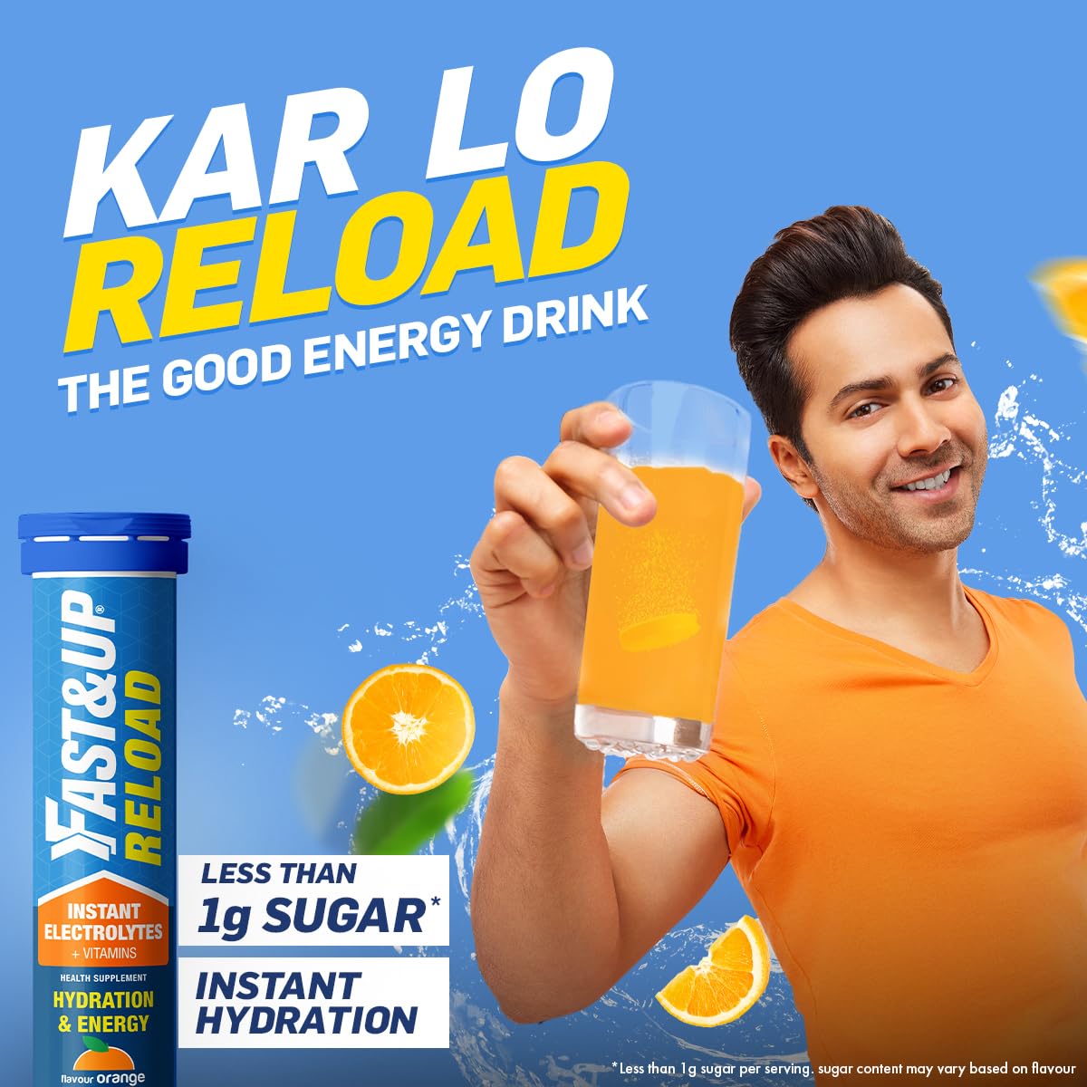 Fast&Up Reload Instant Electrolytes 20 Effervescent Tablets
