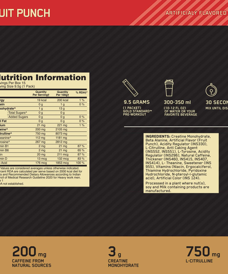 Optimum Nutrition Gold Standard Pre-Workout 142.5g