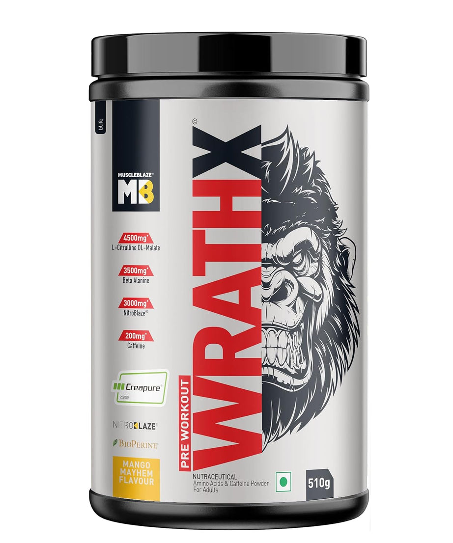 Muscleblaze Wrathx Pre workout 510g
