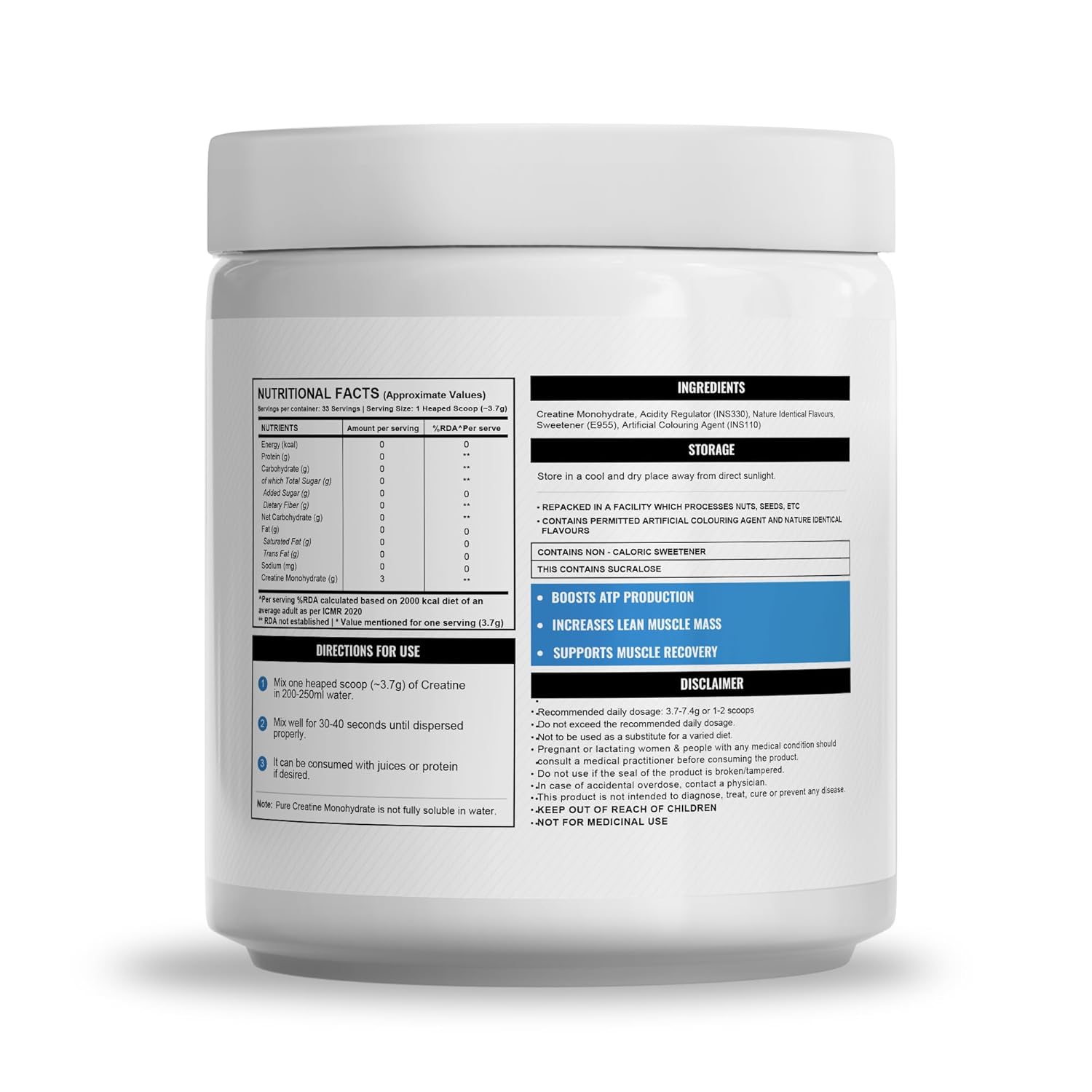 Wellcore Creatine 122g