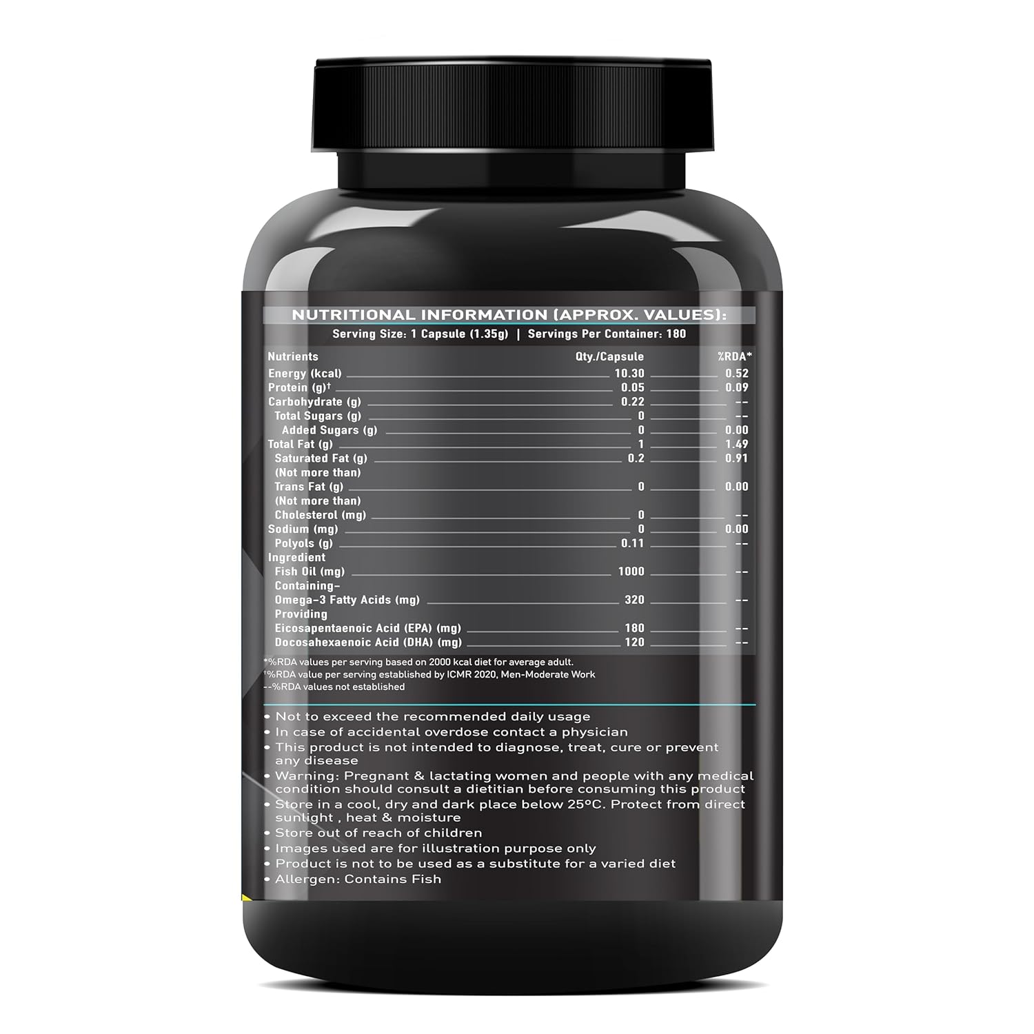 MuscleBlaze Fish Oil 1000mg