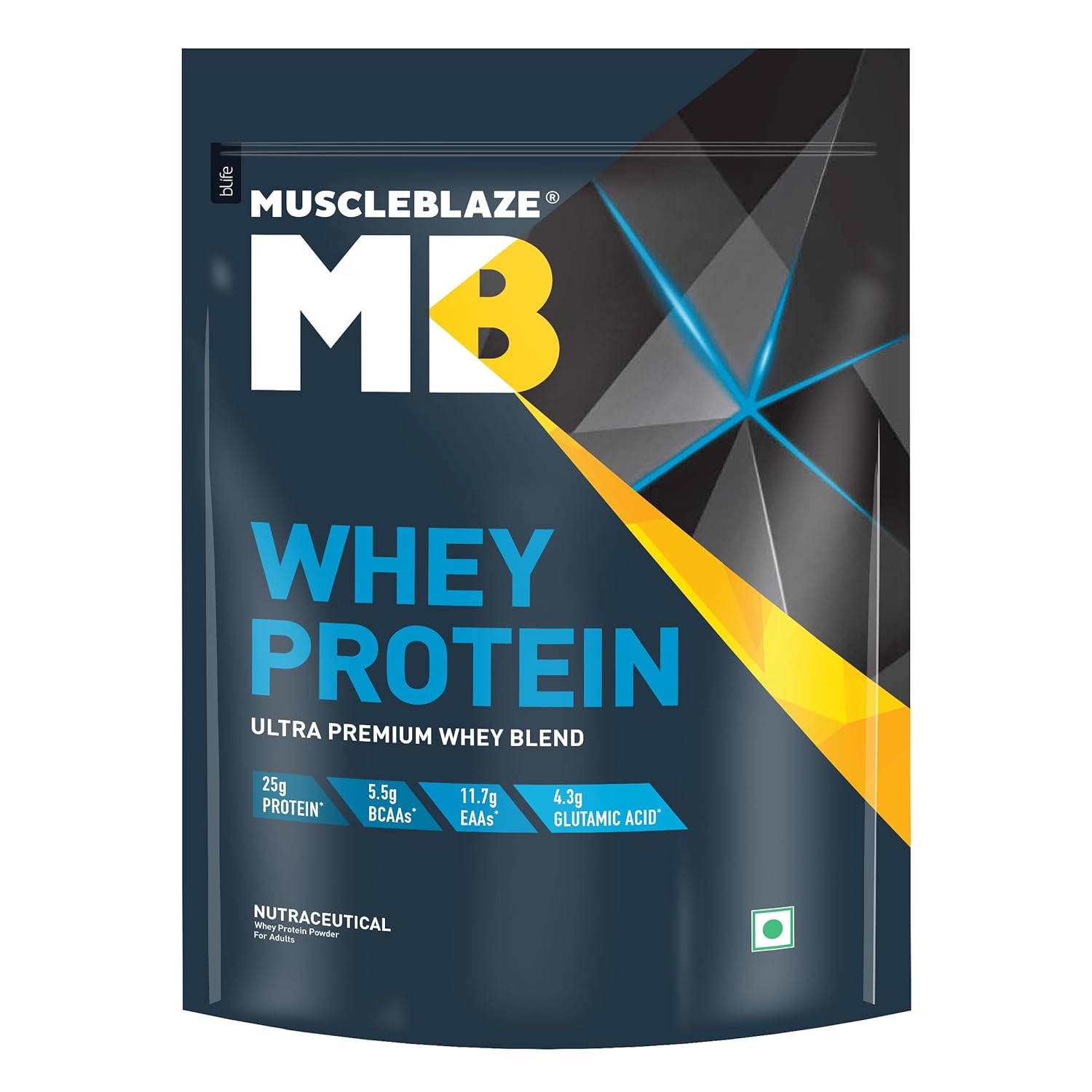 MuscleBlaze Whey Protein 1kg