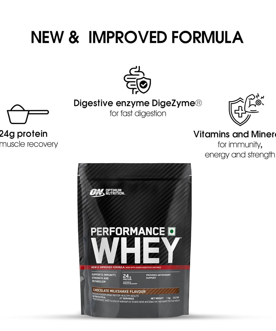 Optimum Nutrition Performance Whey Bag 1kg