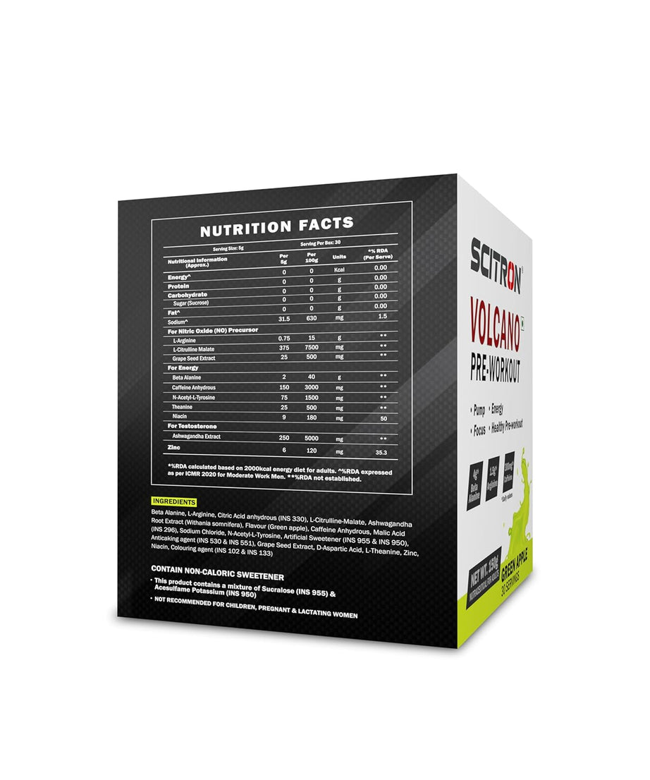 Scitron Volcano Pre Workout 150g
