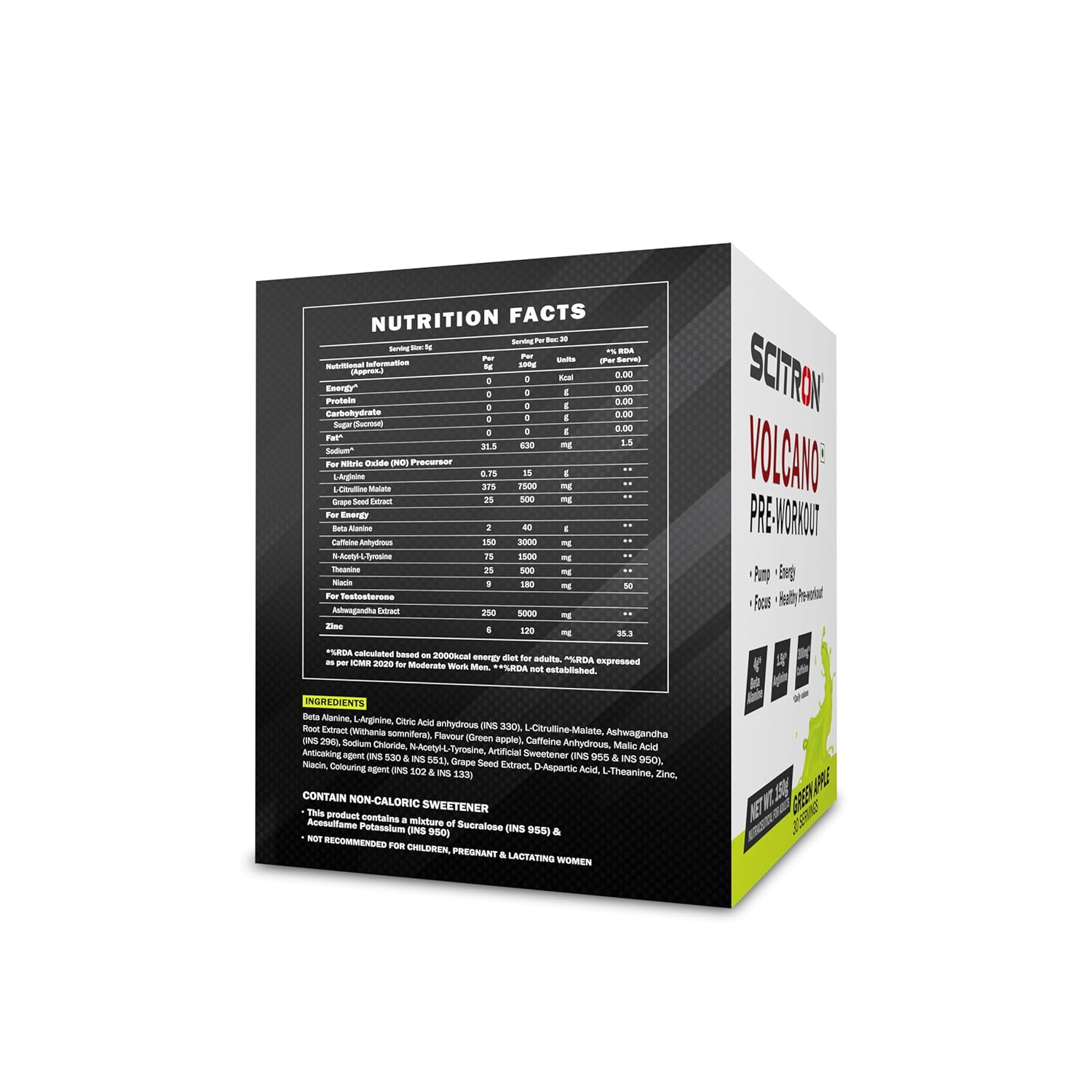 Scitron Volcano Pre Workout 150g