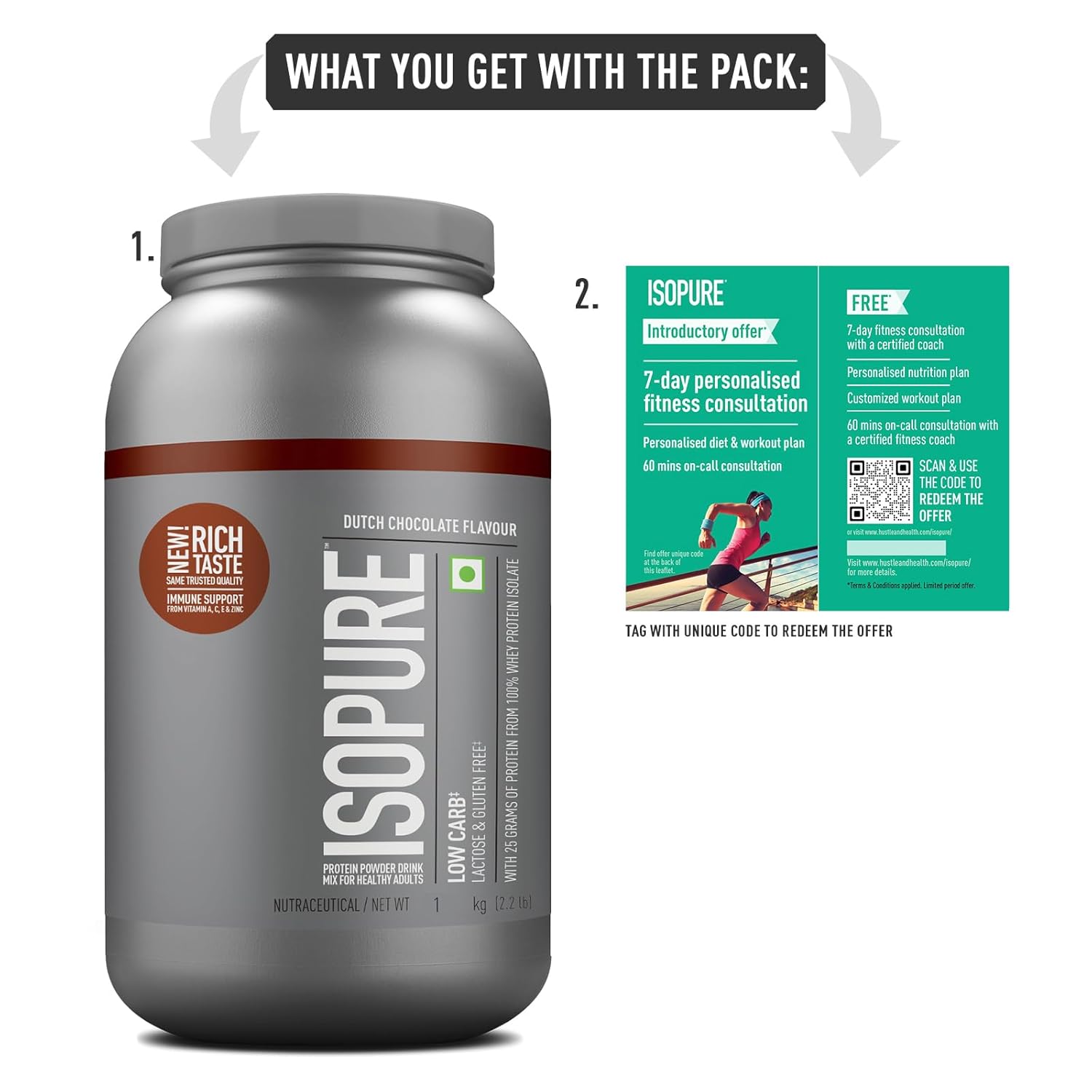 Isopure Low carb Whey Isolate 1kg
