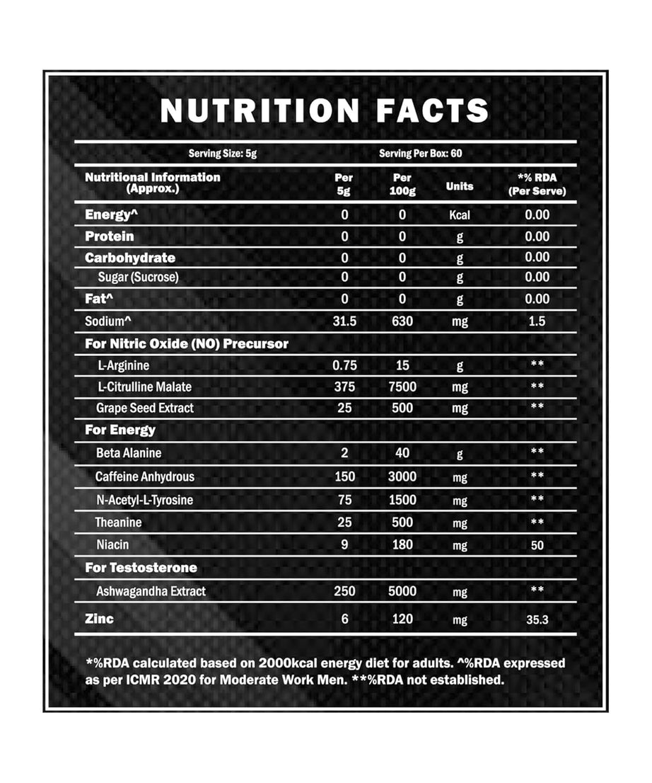Scitron Volcano Pre-Workout 300g