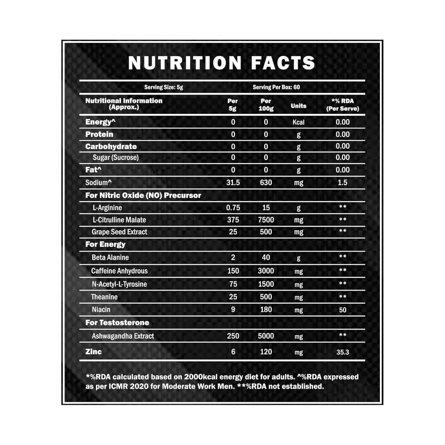 Scitron Volcano Pre-Workout 300g