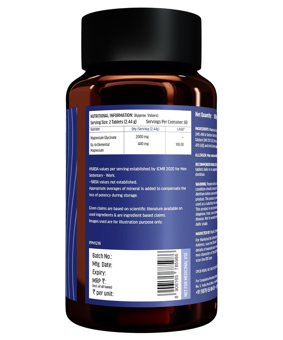 HK magnesium glycinate men 12O Tab