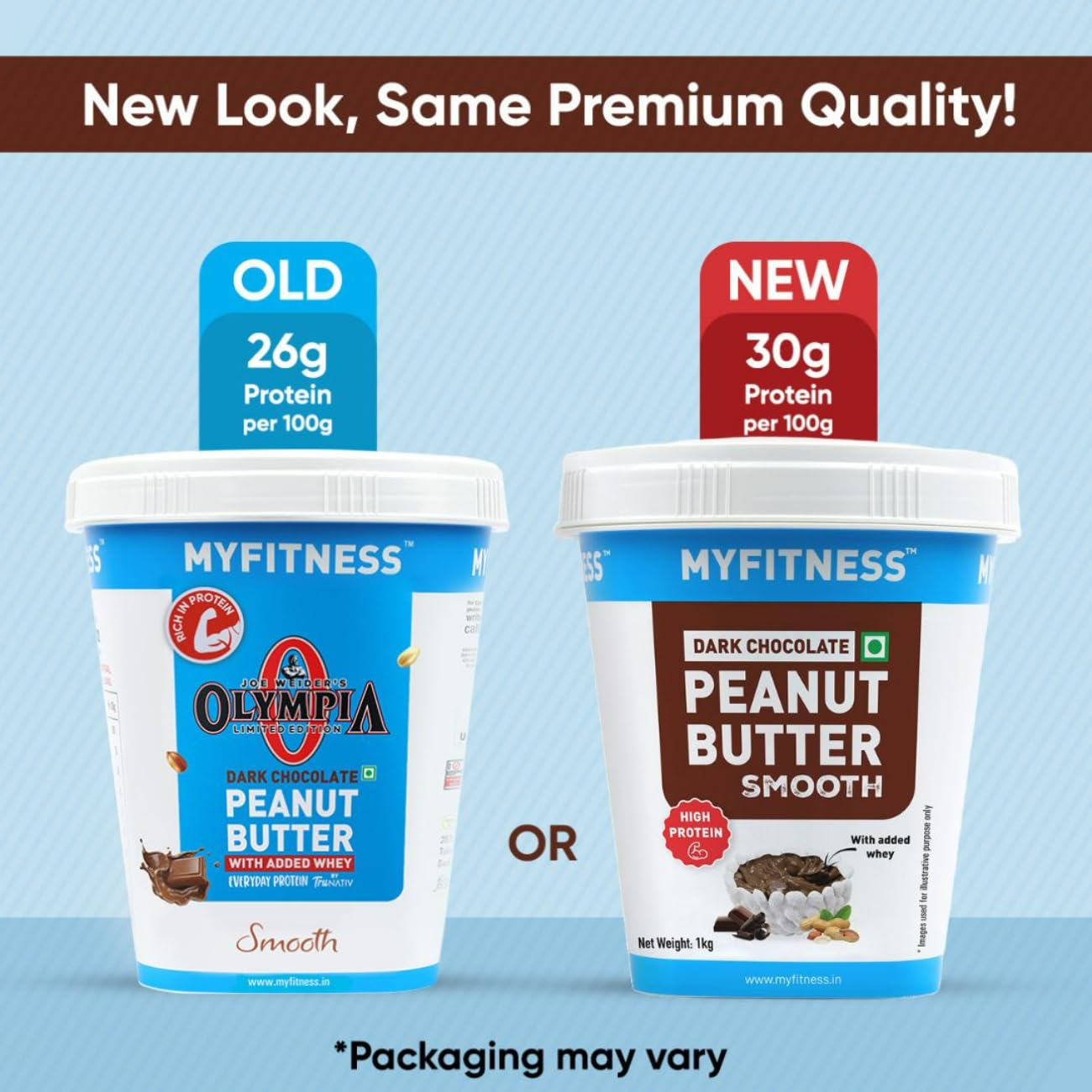 My Fitness Dark Chocolate Peanult Butter Smooth 1kg