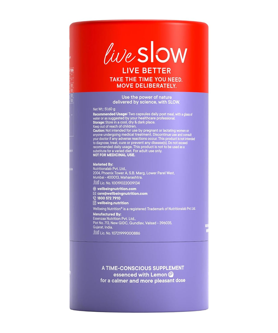 Wellbeing Nutrition Slow Advanced NAC + Glycine