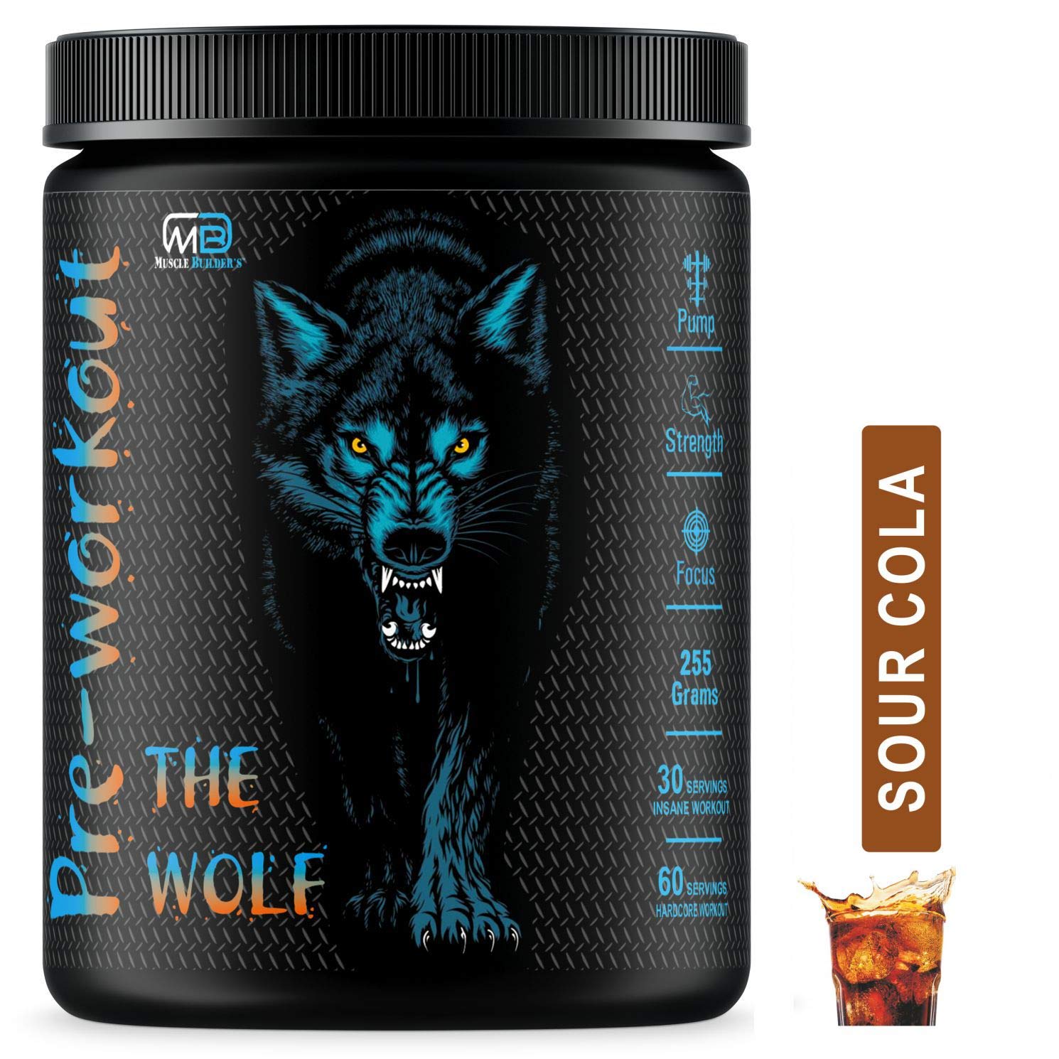 Muscle Builder's The Wolf Pre Workout 255g