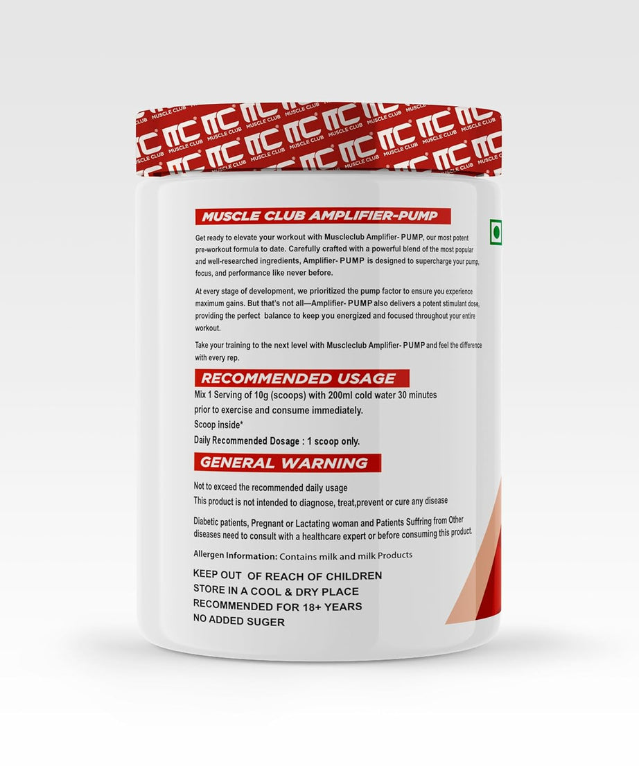 Muscle club Amplifier Pre workout 300g