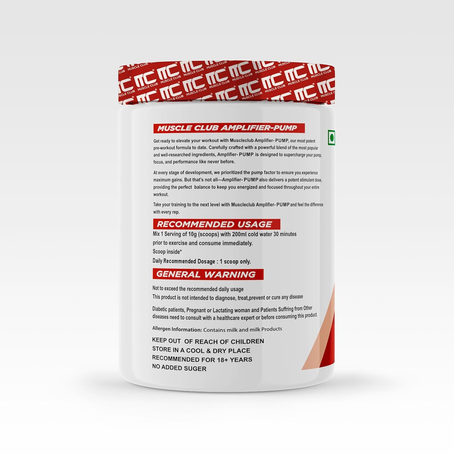 Muscle club Amplifier Pre workout 300g