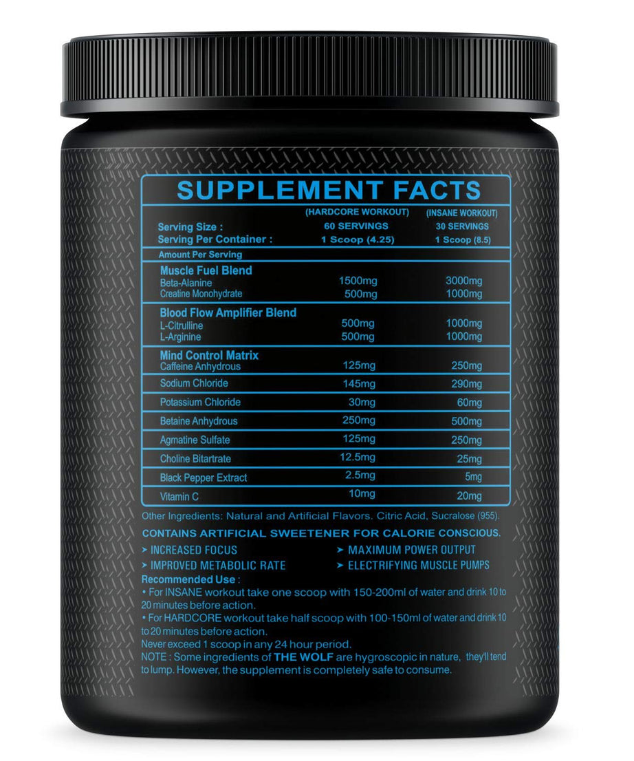 Muscle Builder's The Wolf Pre Workout 255g