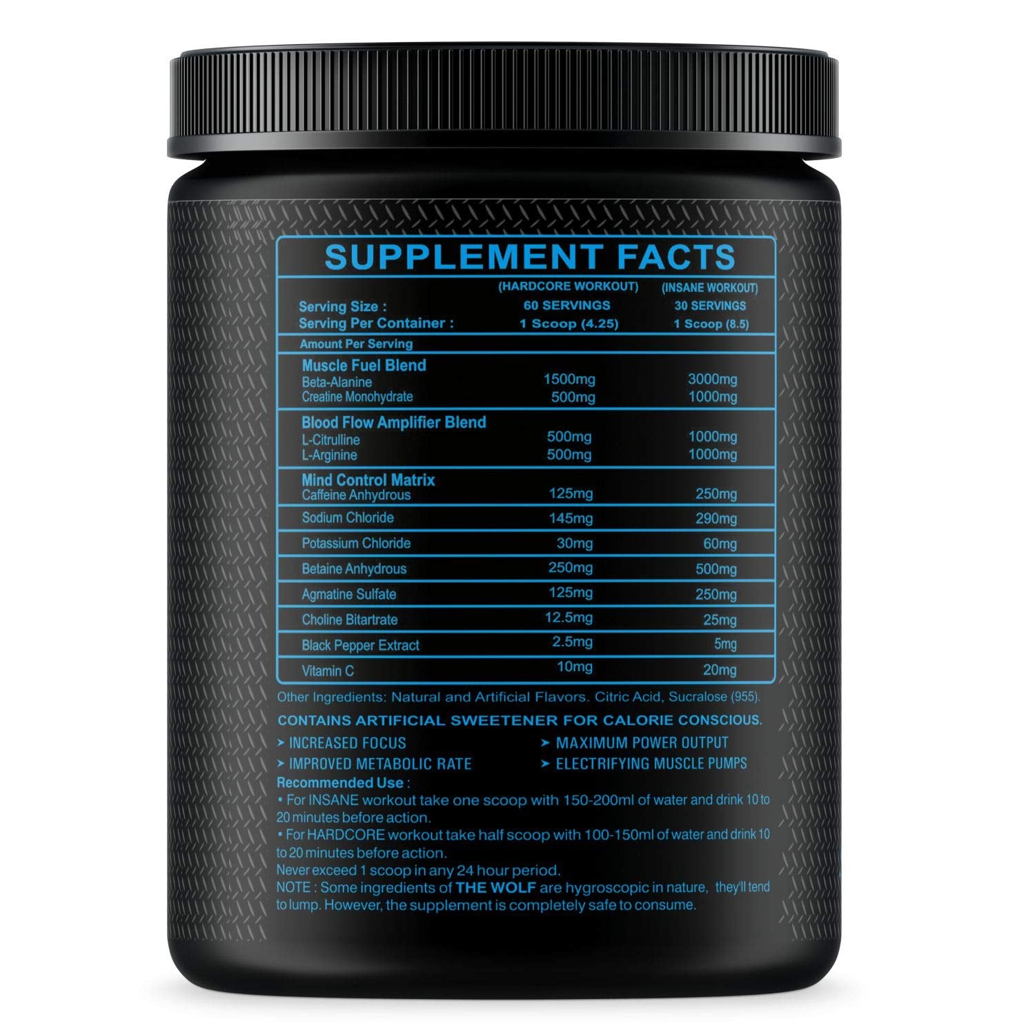 Muscle Builder's The Wolf Pre Workout 255g