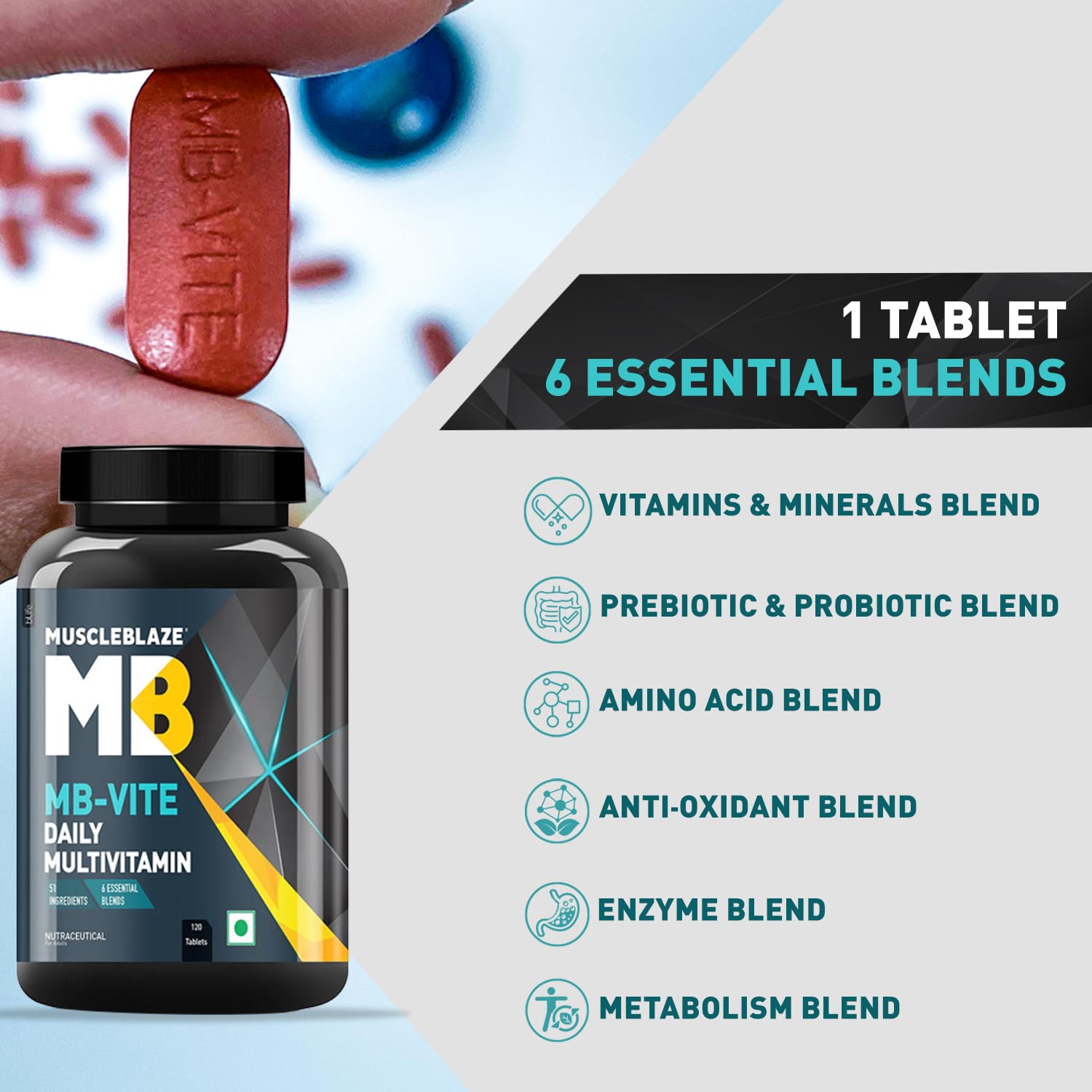 MuscleBlaze-VITE Daily Multivitamin
