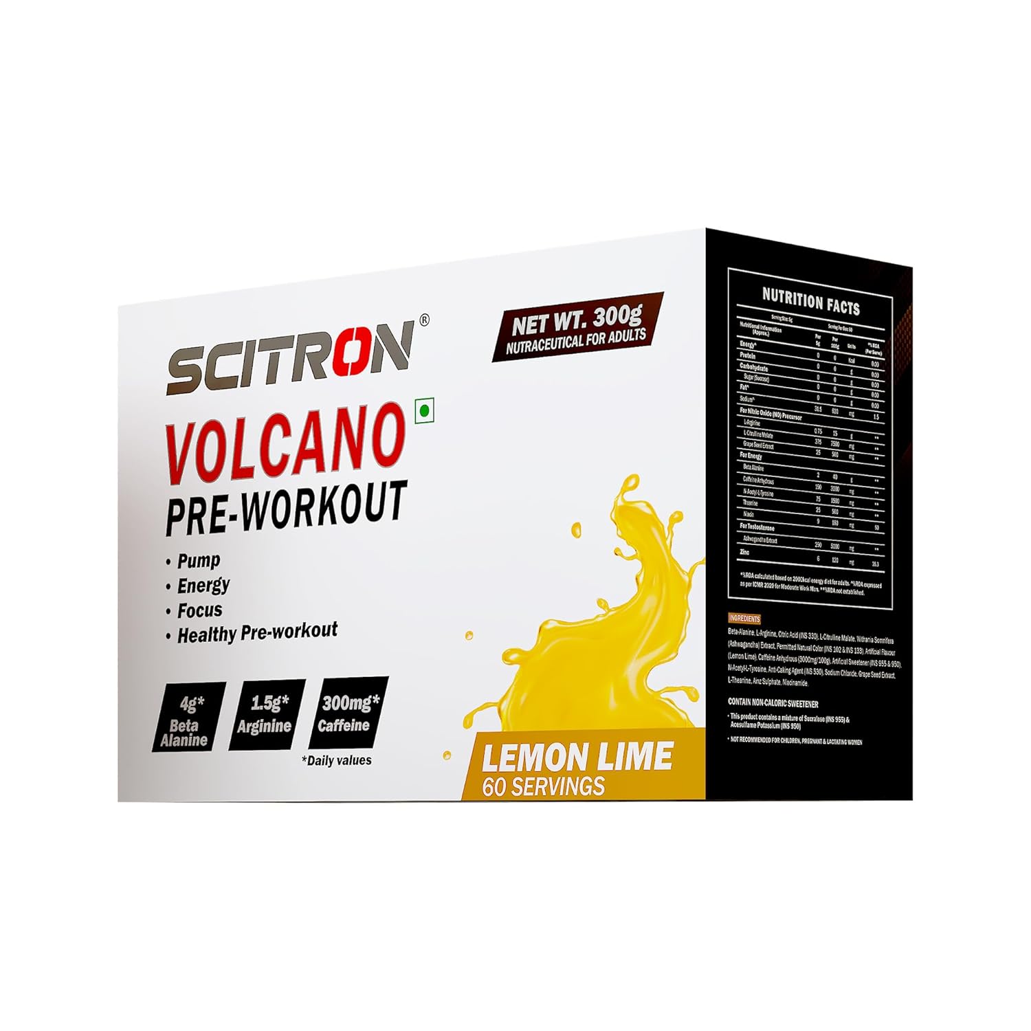 Scitron Volcano Pre Workout 300g
