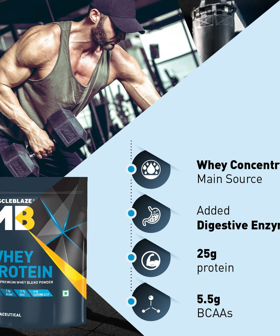 MuscleBlaze Whey Protein 1kg