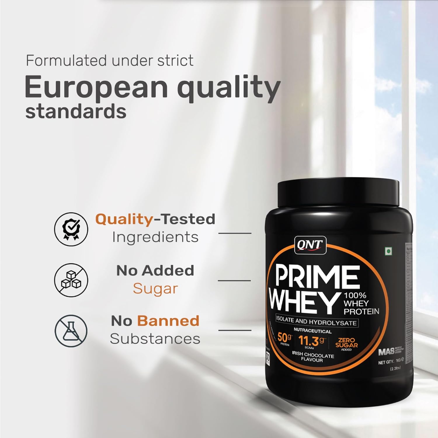 QNT Prime Whey Isolate & Hydrosylate 1kg