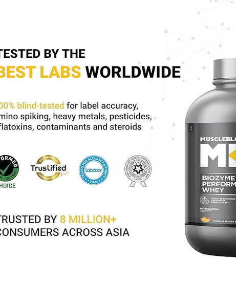 MuscleBlaze Biozyme Performance Whey 2kg