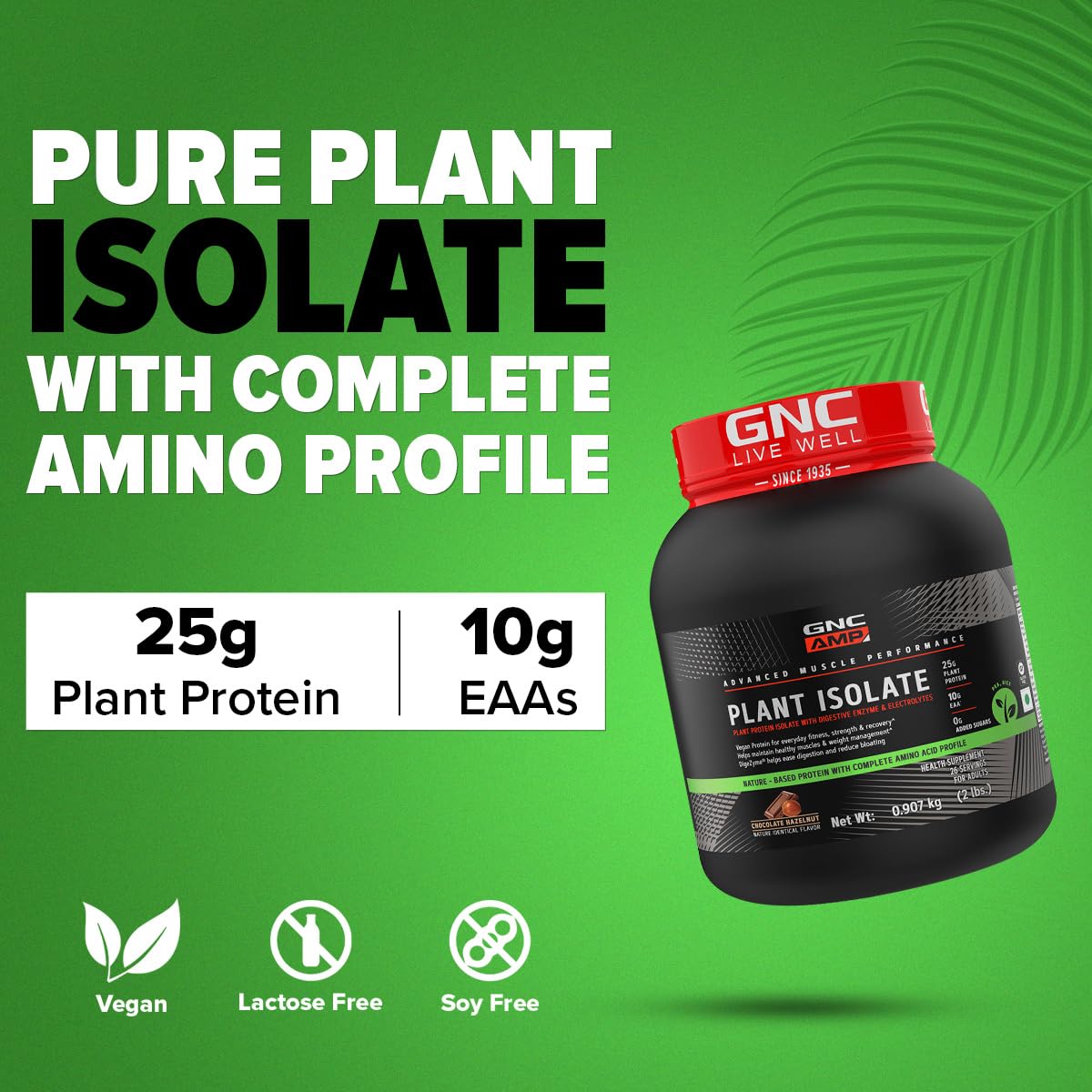 GNC AMP Advanced Muscle Performance Plant Isolate 907g