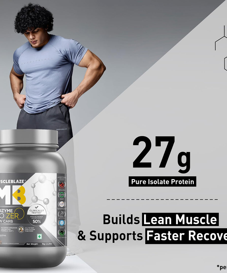 Muscleblaze Iso Zero Low Carb 1kg
