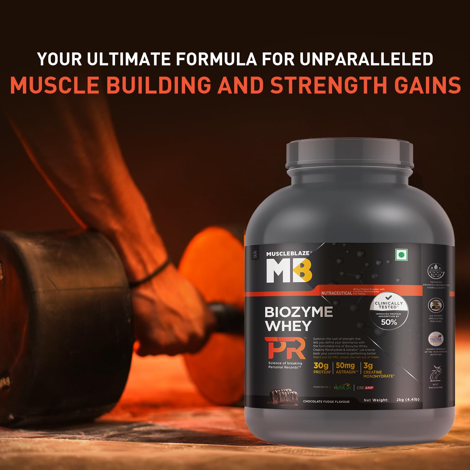 MuscleBlaze Biozyme Whey PR 2kg