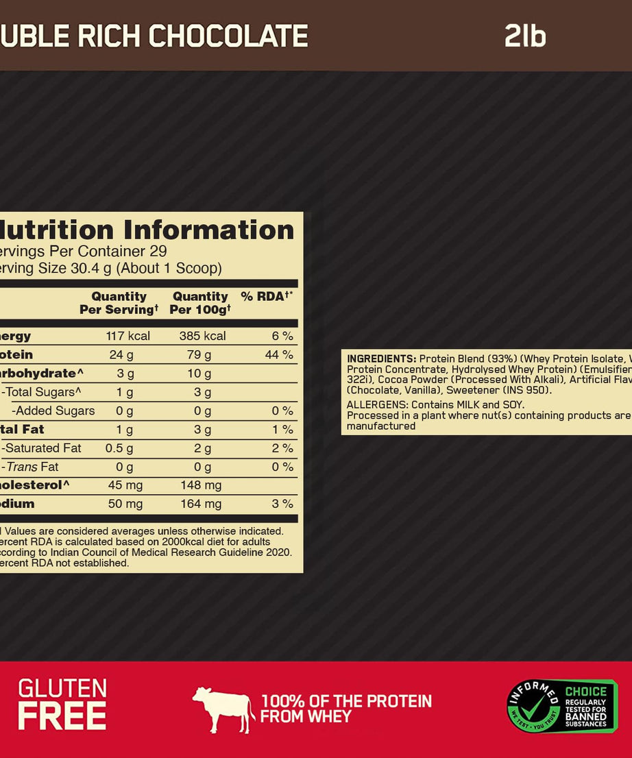 Optimum Nutrition Gold Standard 100% Whey 907g