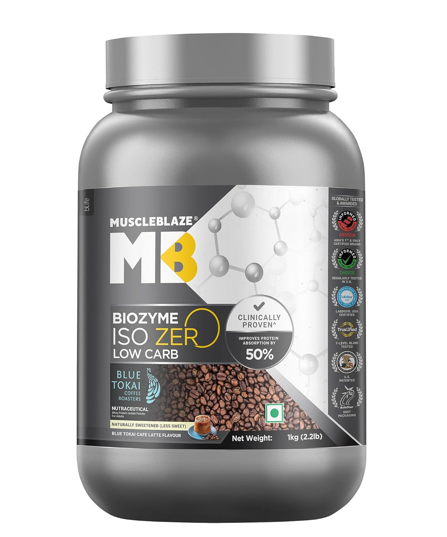 Muscleblaze Biozyme Iso Zero Low Carb 1kg