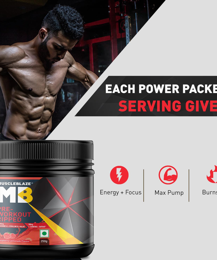 MuscleBlaze Pre-Workout Ripped 250g