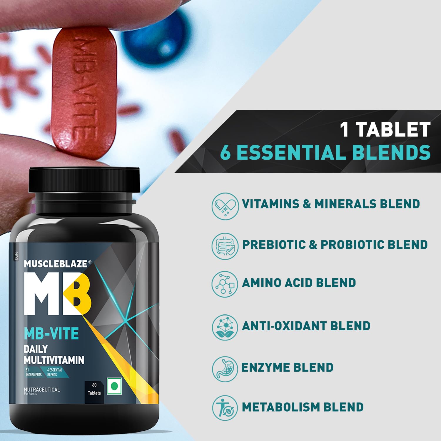 MuscleBlaze-VITE Daily Multivitamin