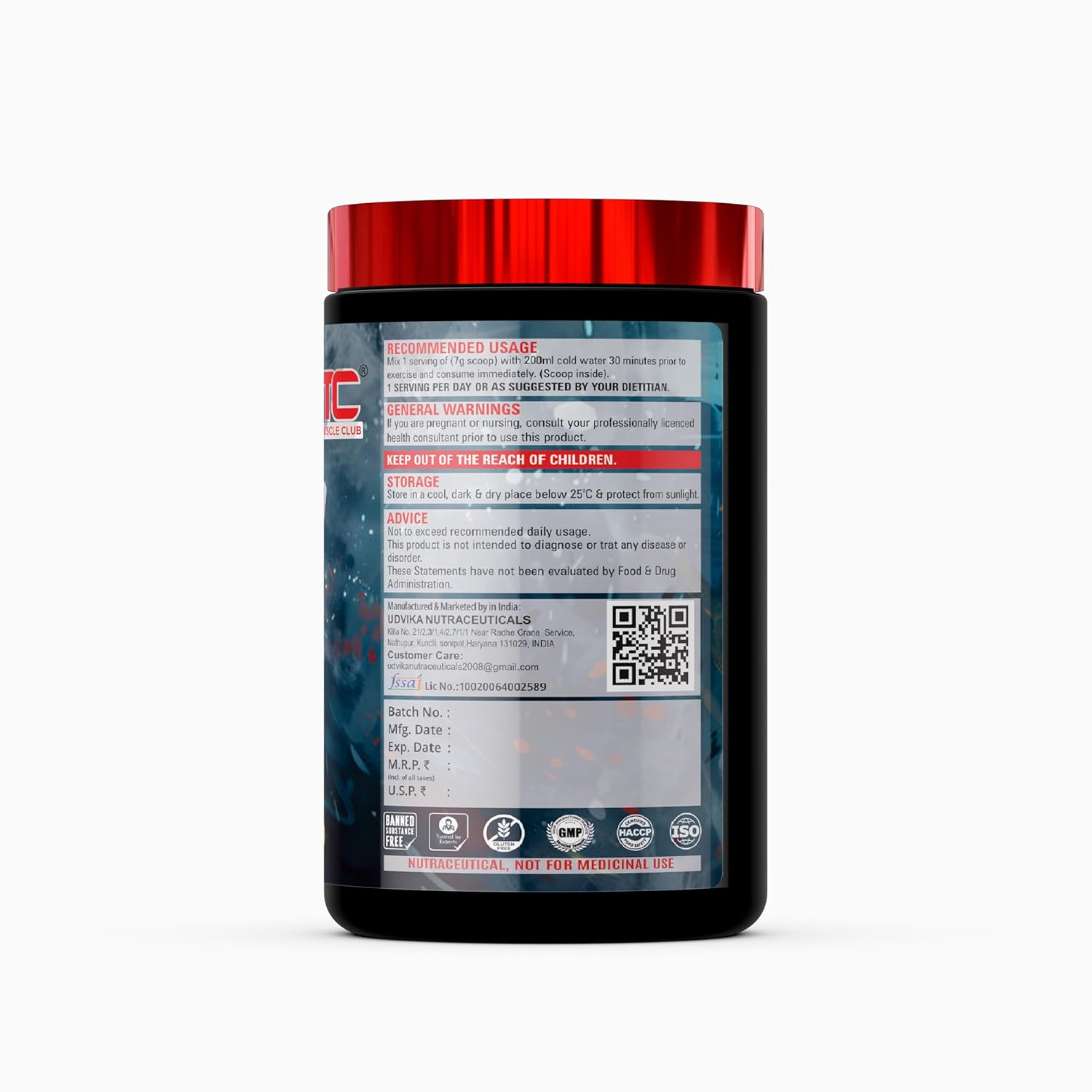 MuscleClub RingMan Preworkout 60servings