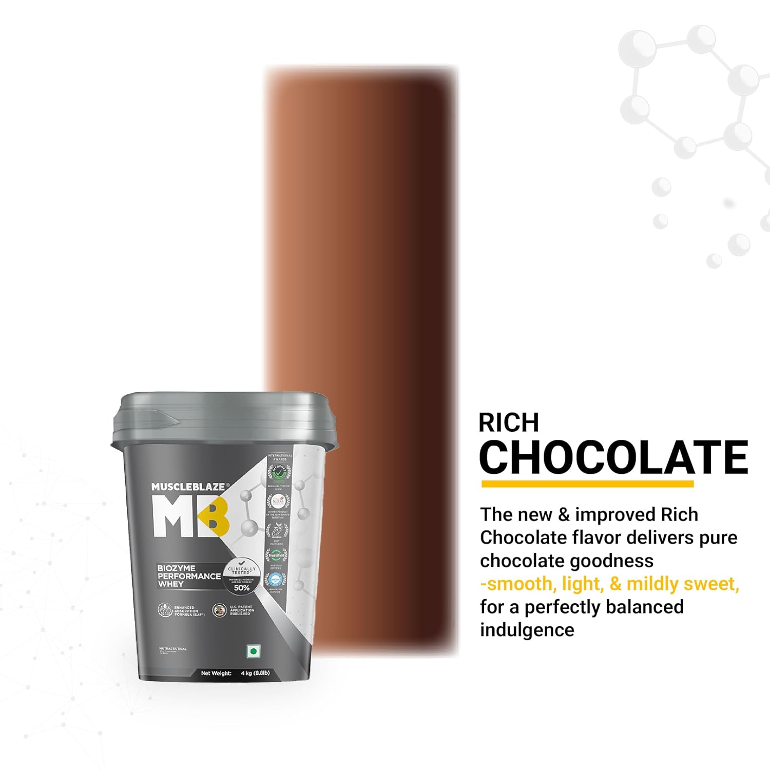 MuscleBlaze Biozyme Performance Whey 4kg