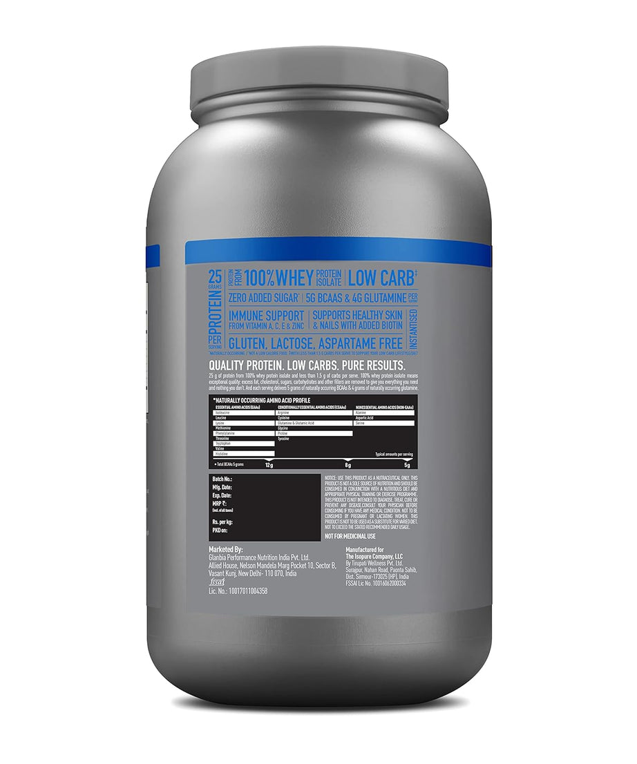 Isopure Low carb Whey Isolate 2kg