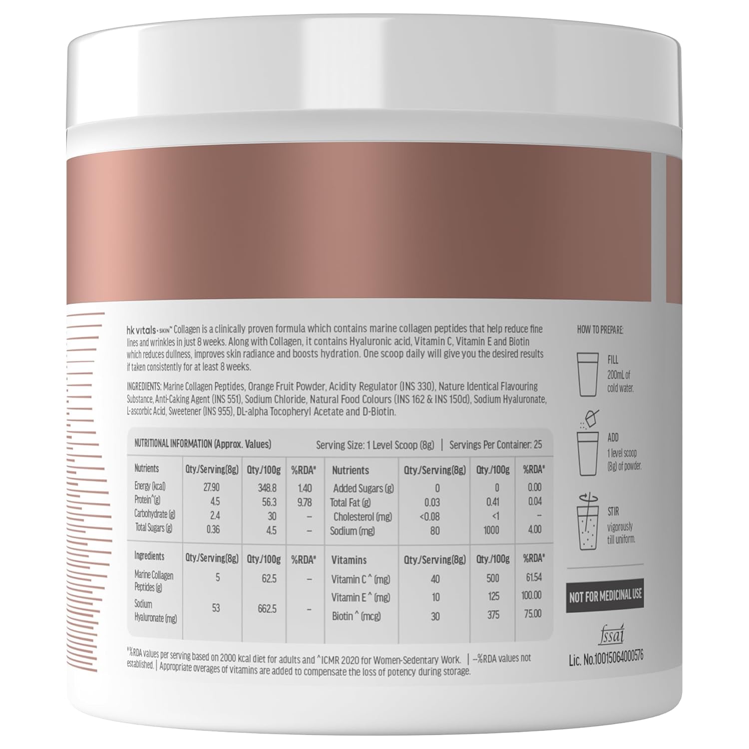 Hk vitals Skin Radiance Collagen 200g
