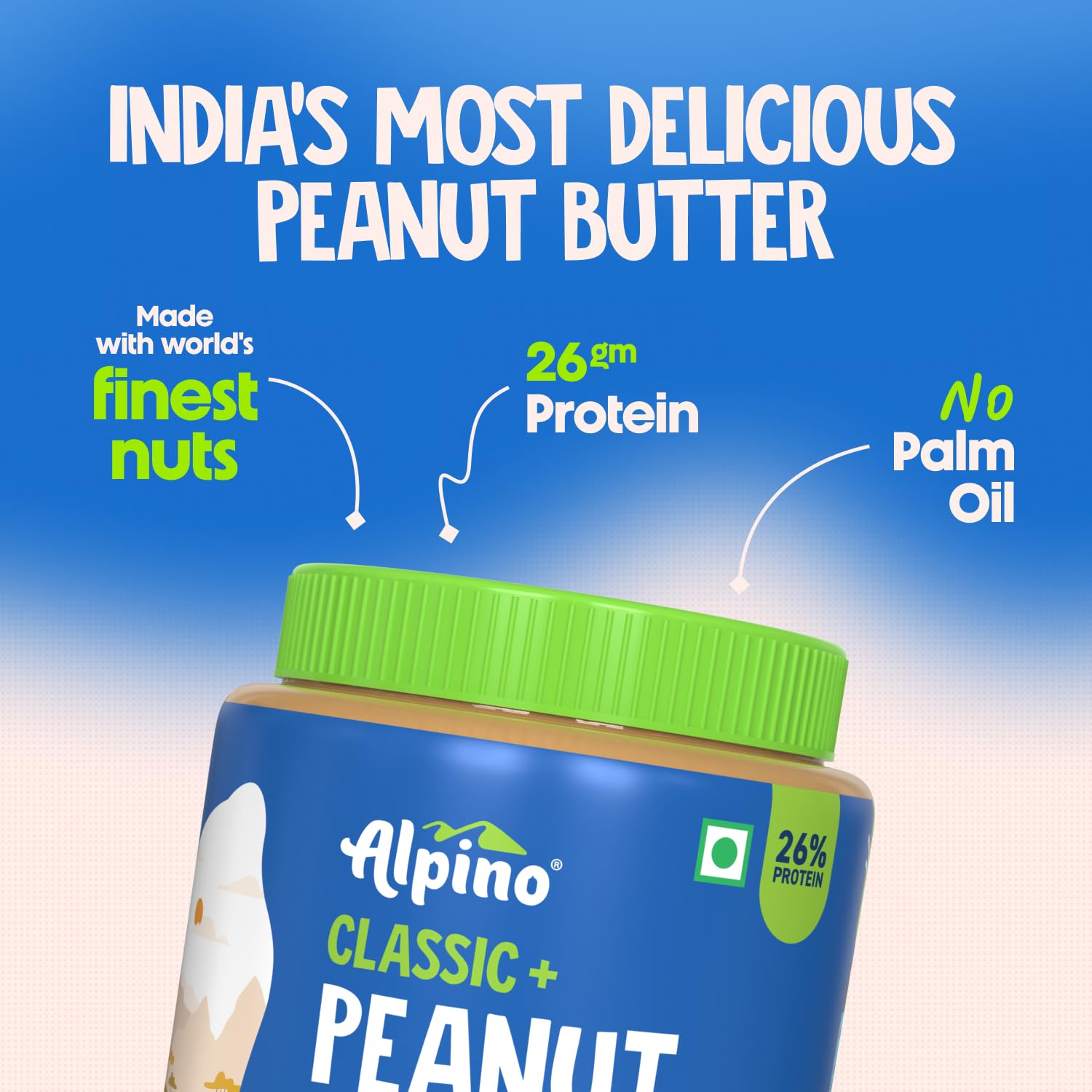 Alpino Classic Peanut Butter Crunch 1kg