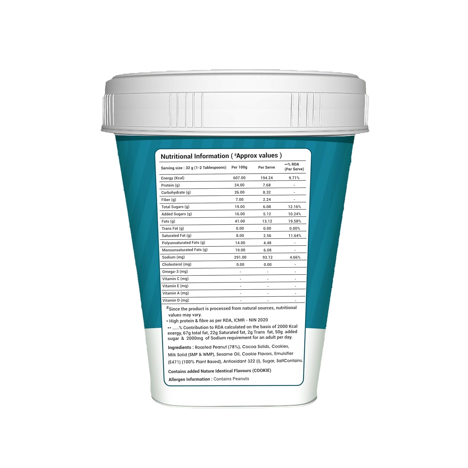 The Organic Cosmos Peanut Butter 1kg
