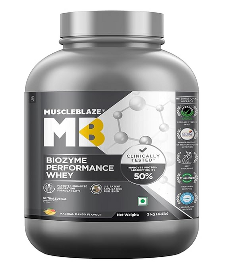 MuscleBlaze Biozyme Performance Whey 2kg