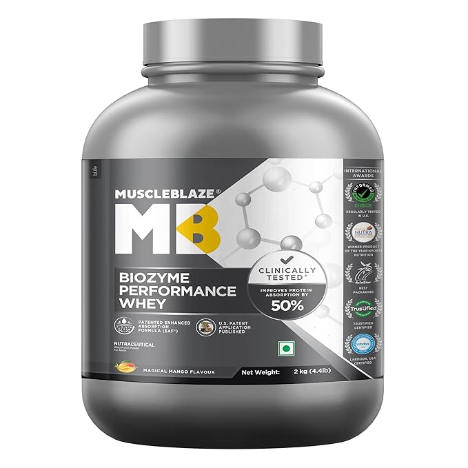 MuscleBlaze Biozyme Performance Whey 2kg