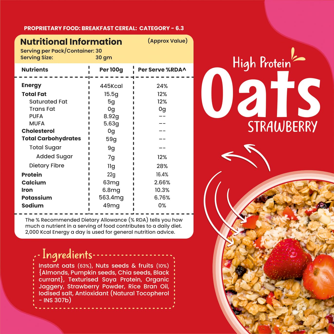 Health Ninja Oats Crispy & Yummy 900g